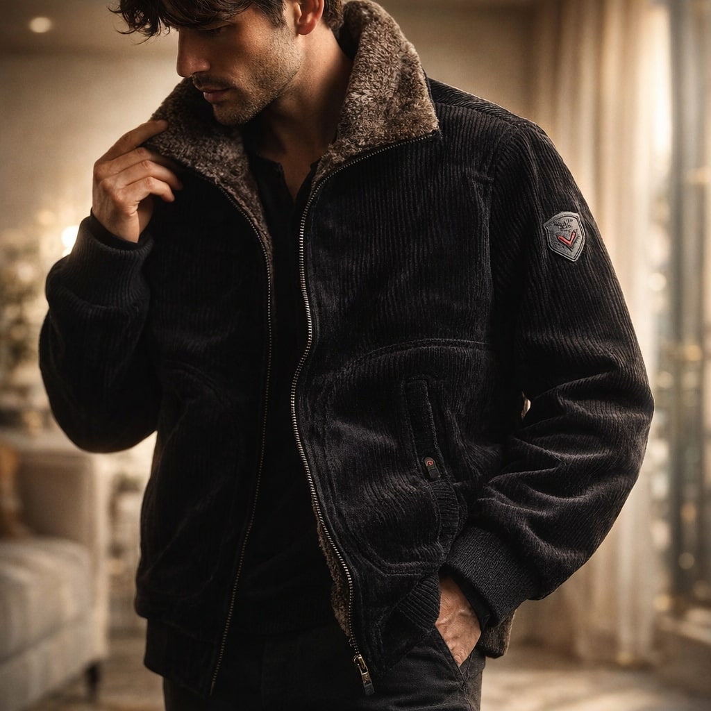 Bruno Corduroy Lined Jacket