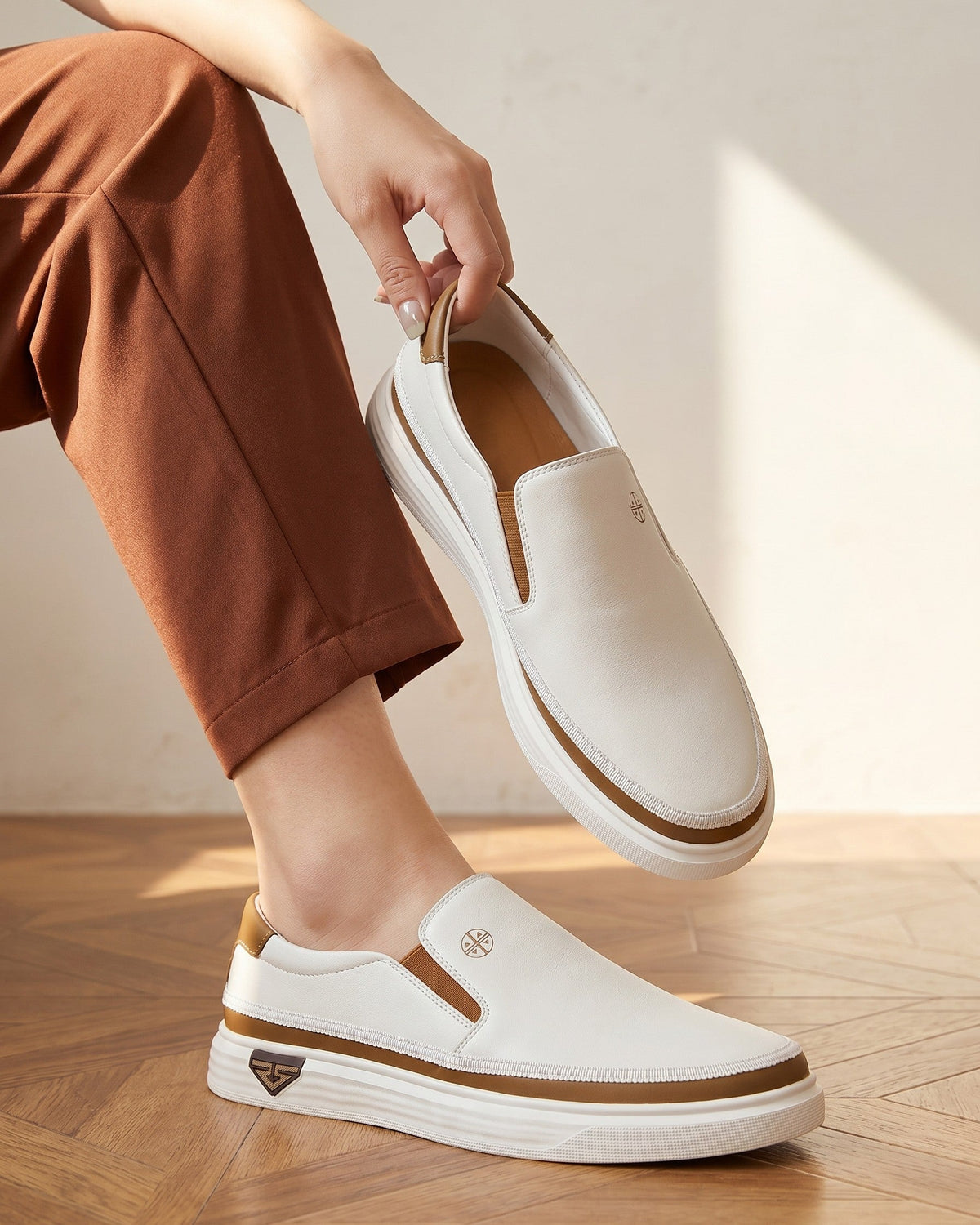 Bramley Leather Slip-On Shoes