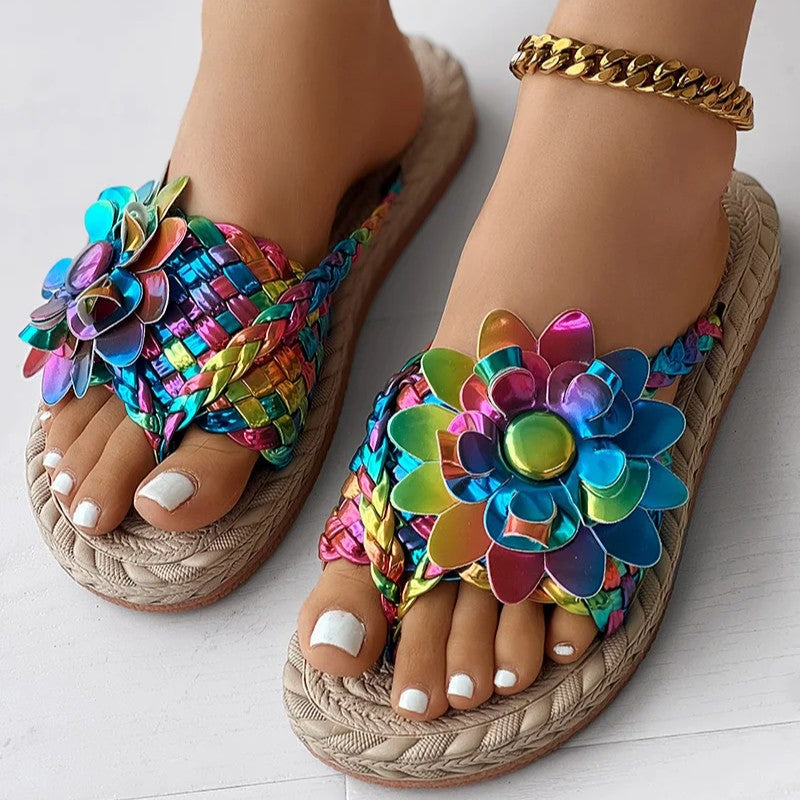 Soleil Floral Sandals