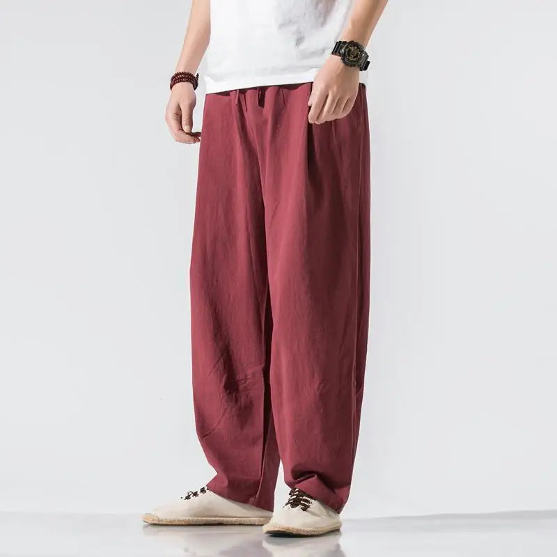 Kevera Cotton Linen Trousers