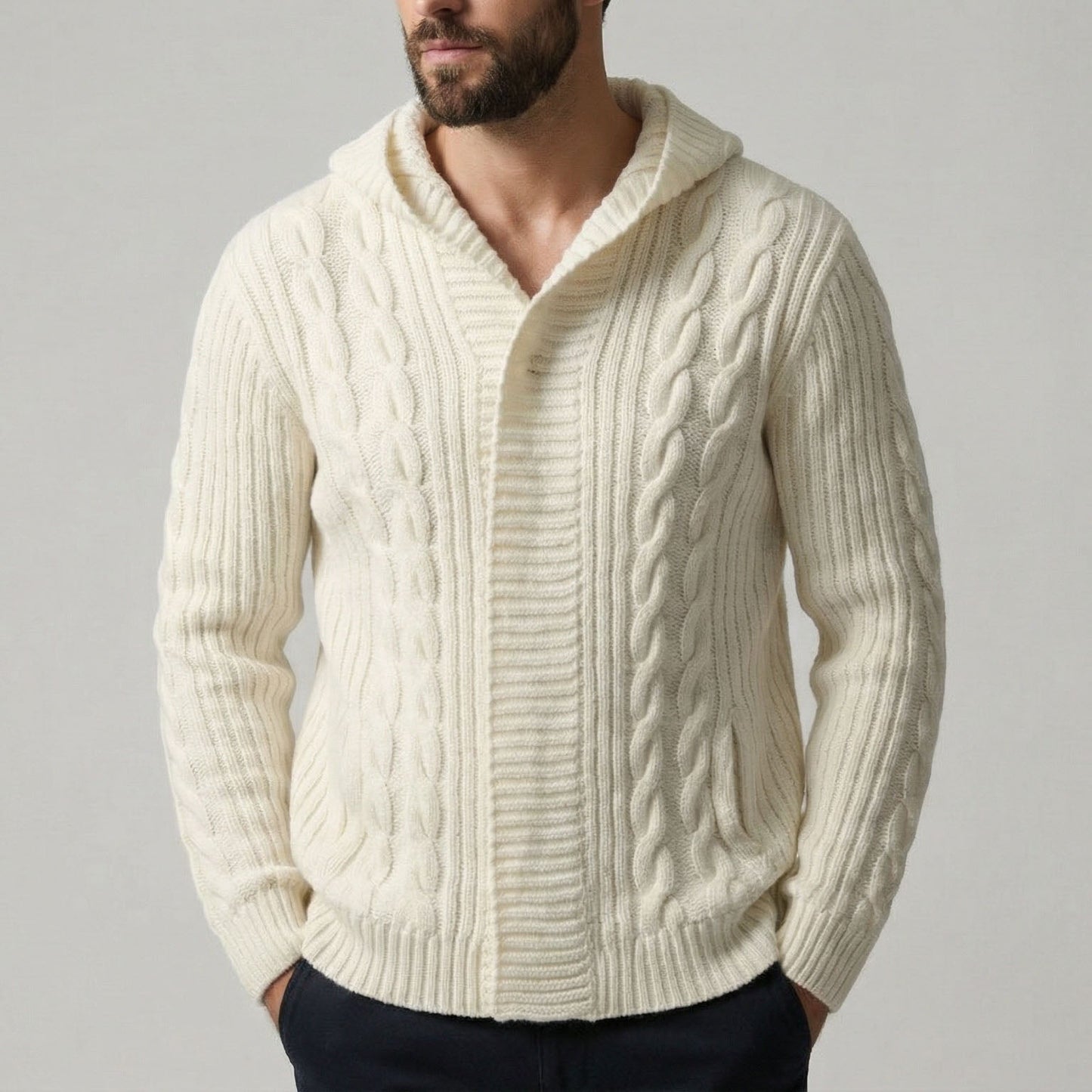 Bianca Knit Hooded Cardigan