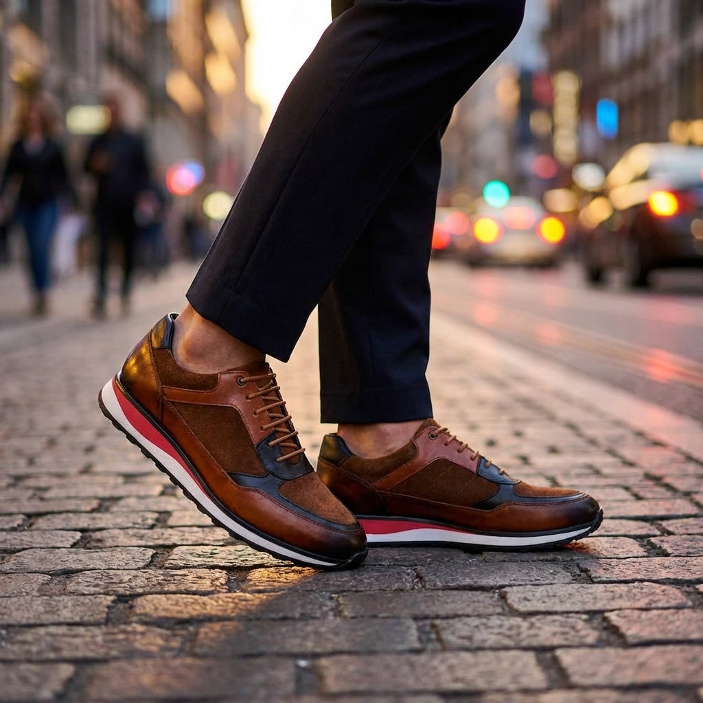 Aldgate Leather Trainers