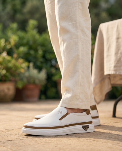 Bramley Leather Slip-On Shoes