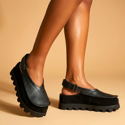 Romy Leather Slingback Flats