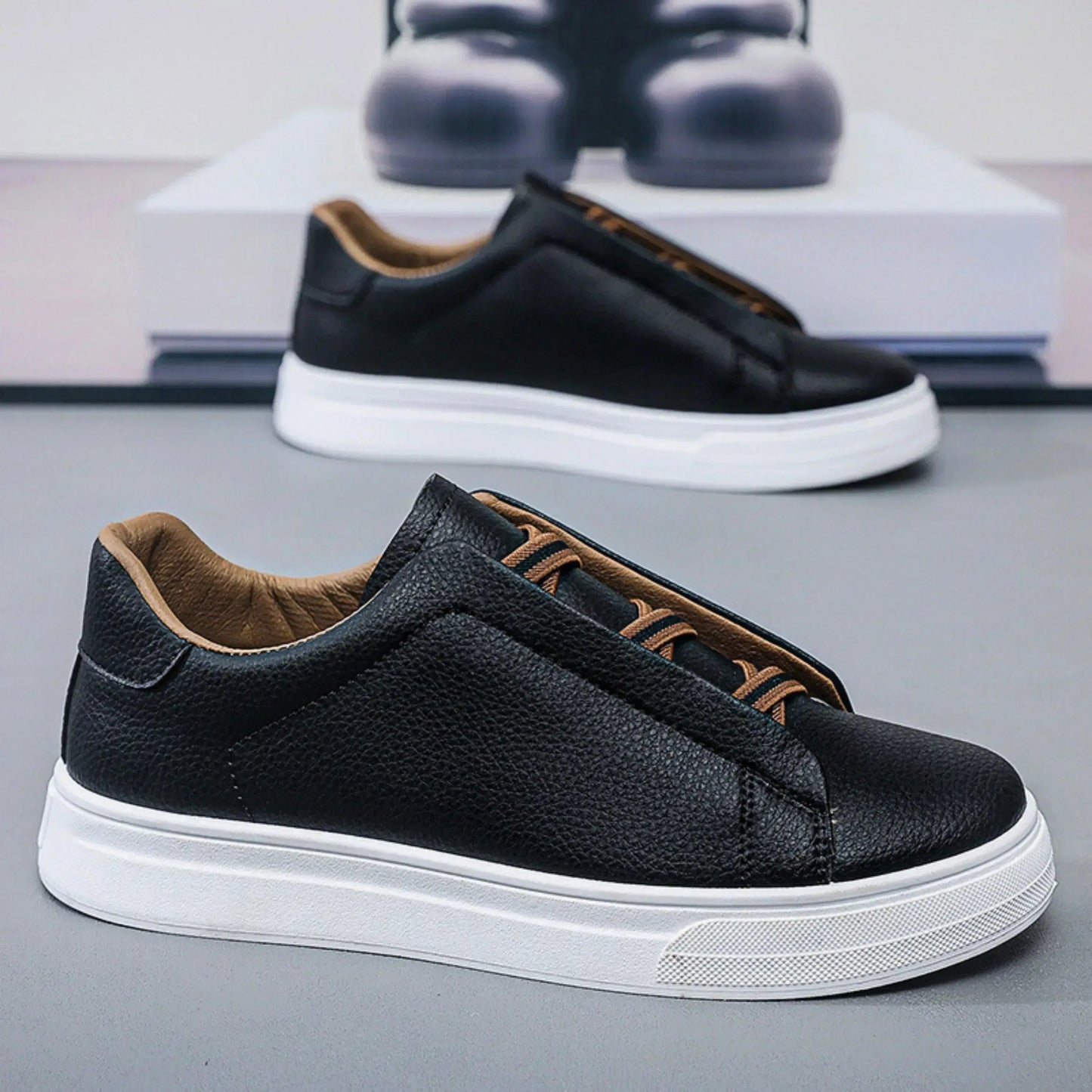 Benford Leather Trainers