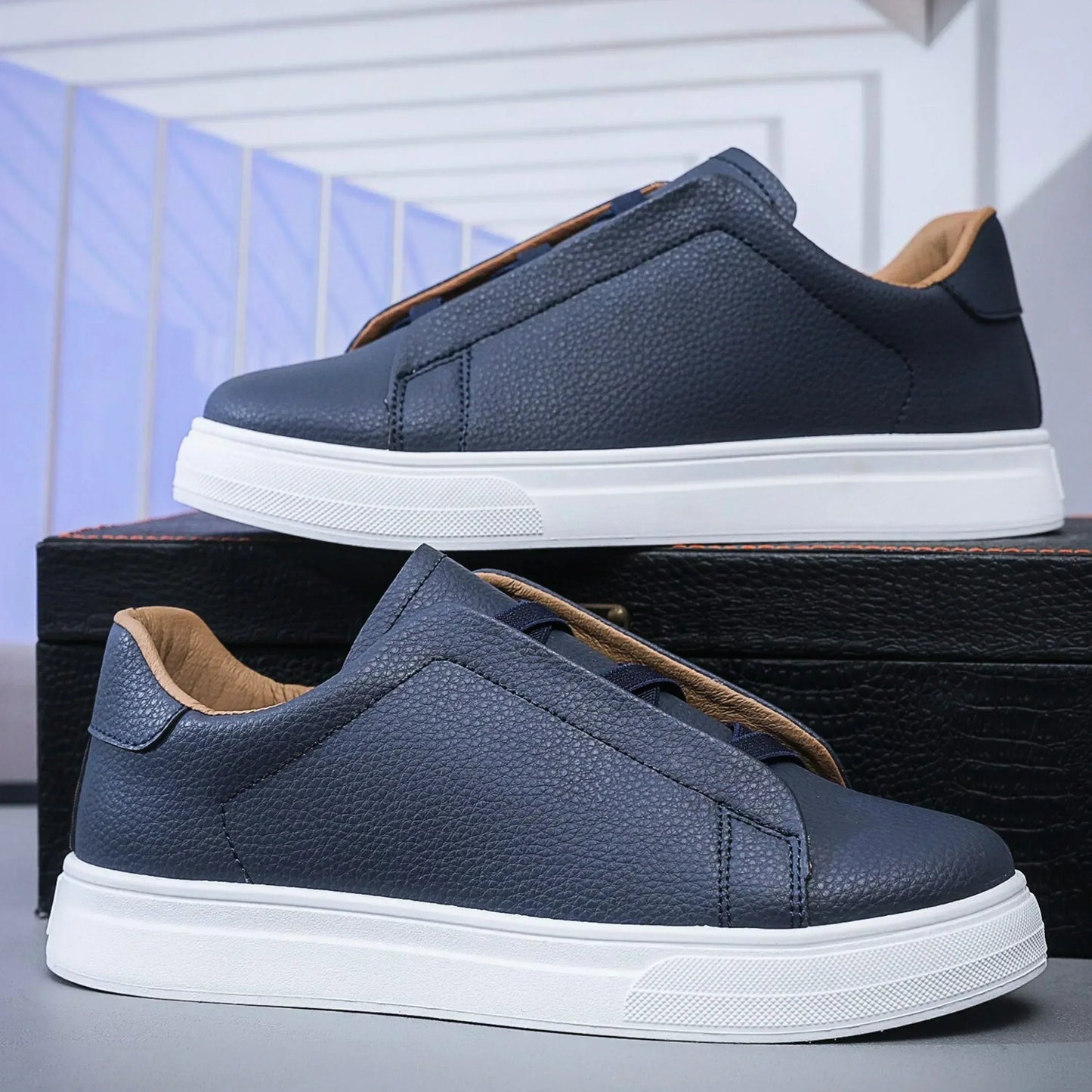 Benford Leather Trainers