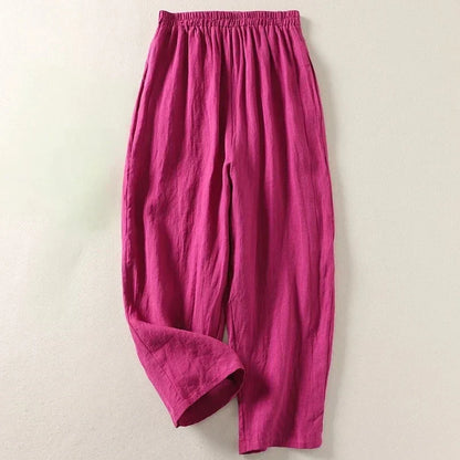 Vanessa 100% Linen Relaxed Pants