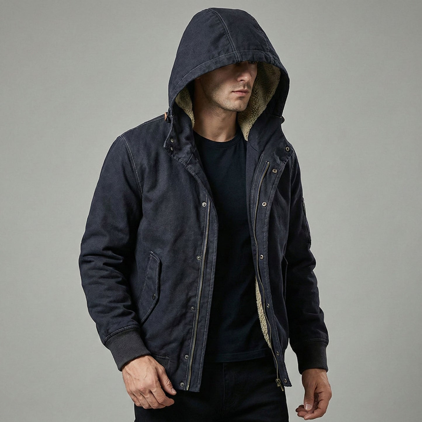 Matteo Lined Hooded Jacket