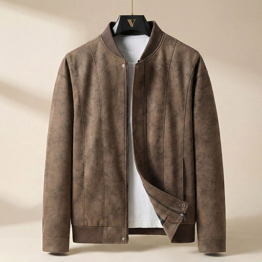 Vittorio Leather Zip Jacket