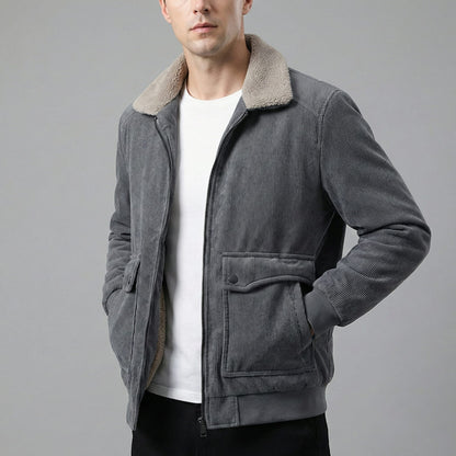 Alessio Corduroy Lined Jacket