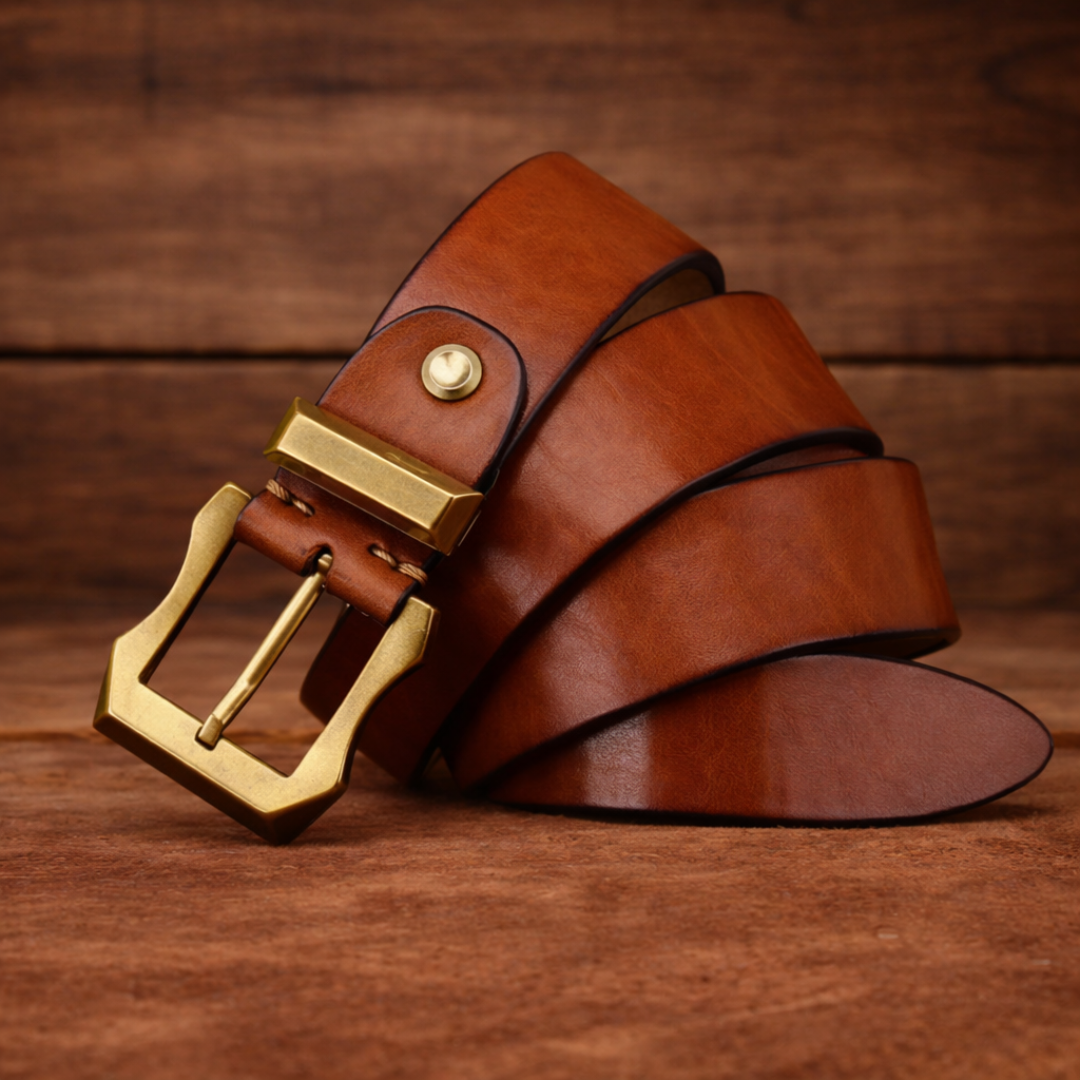 The Mayfair Premium Leather Belt