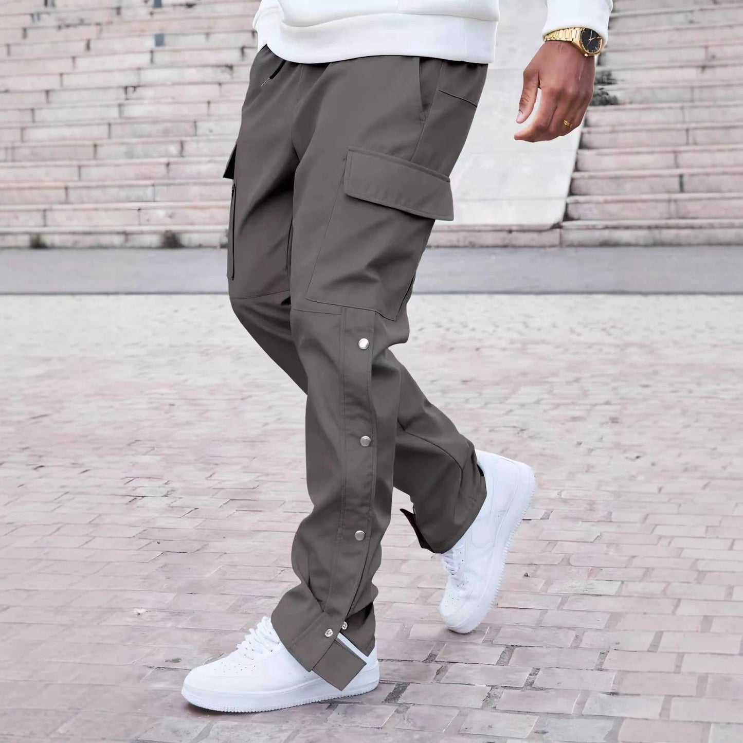 Renton Snap Cargo Trousers