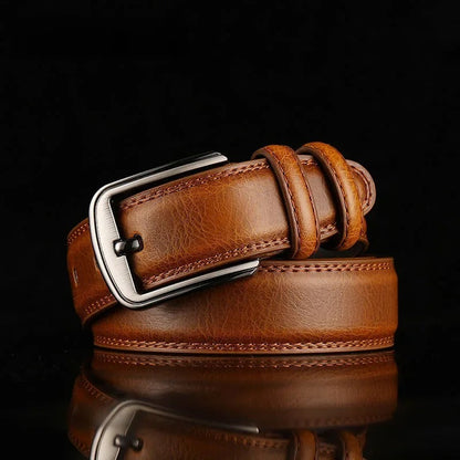 Stalwart 100% Cowhide Belt