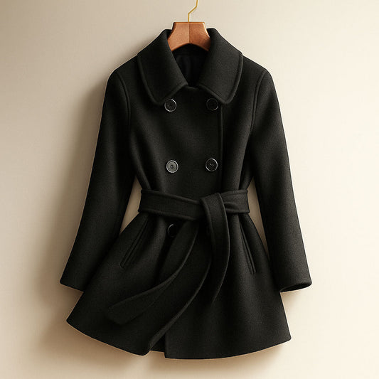 Lucia Wool Wrap Coat