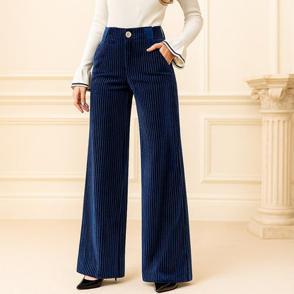 Giulia Corduroy Wide-Leg Trousers