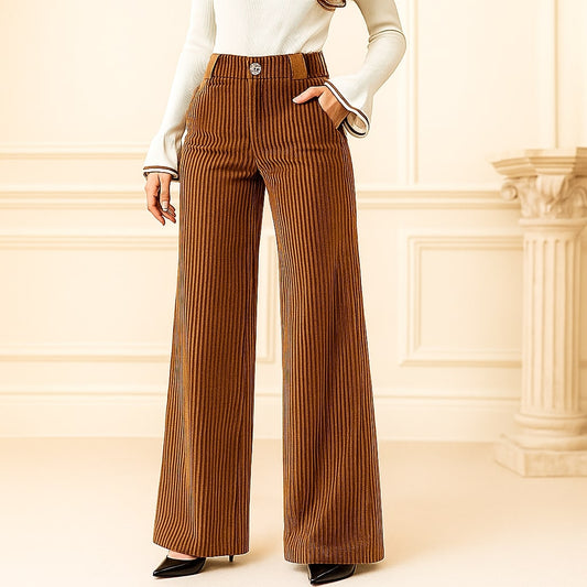 Giulia Corduroy Wide-Leg Trousers