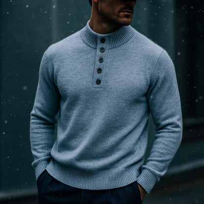 Sebastian Wool Button Sweater