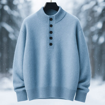 Sebastian Wool Button Sweater