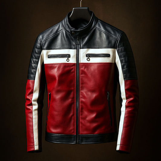 Riccardo Leather Moto Jacket