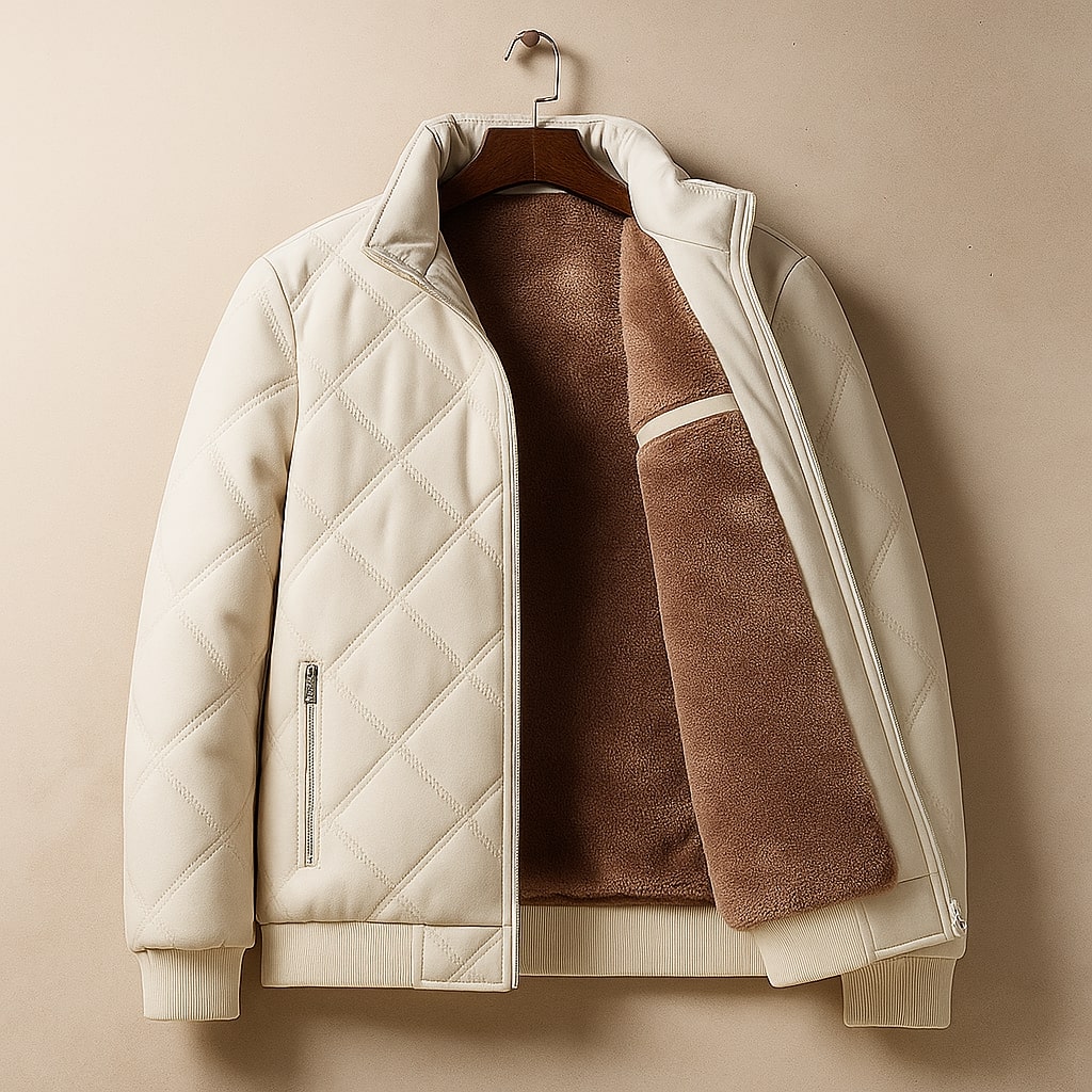 Hugo Quilted Fleece-Lined Jacket
