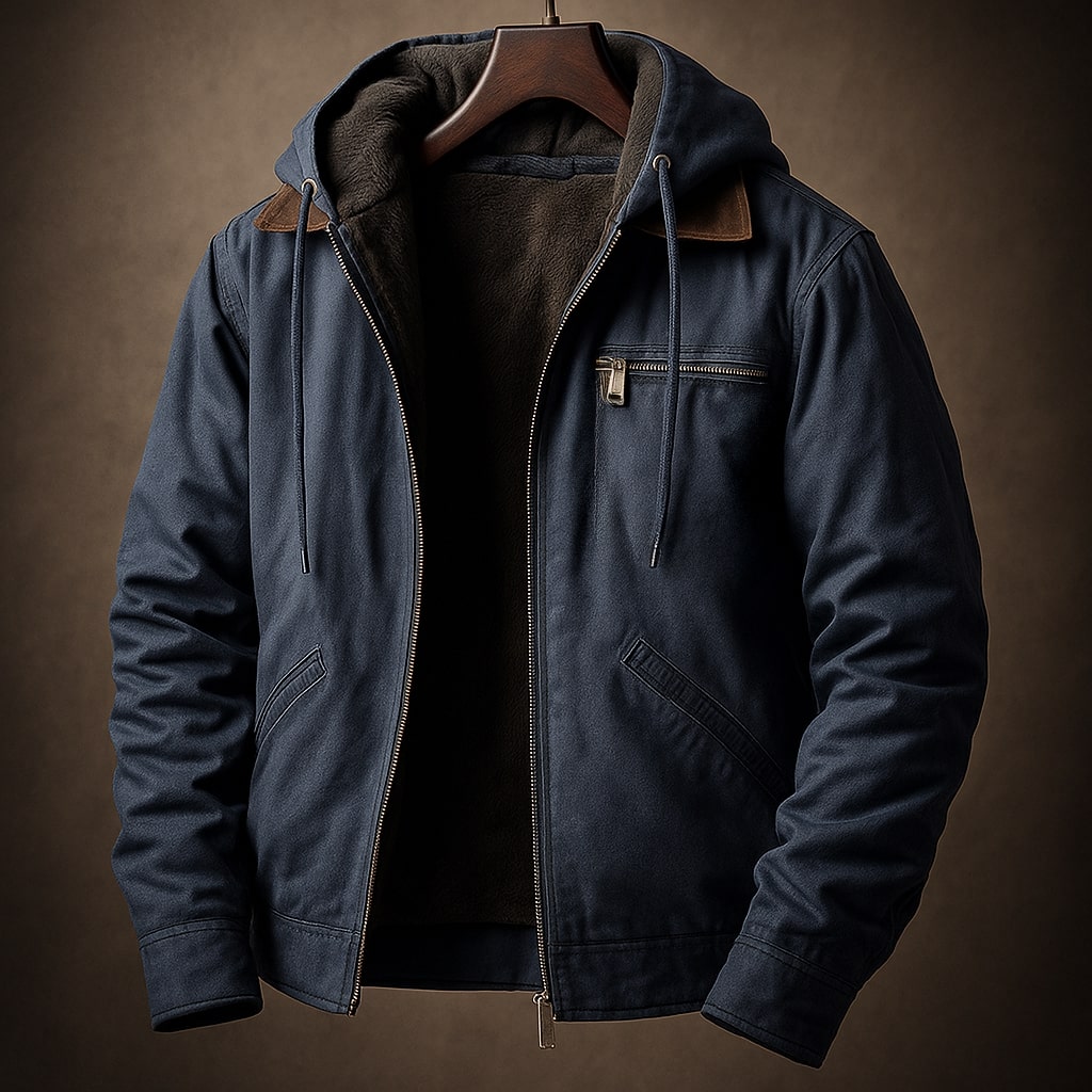 Luca Structured Hooded Jacket