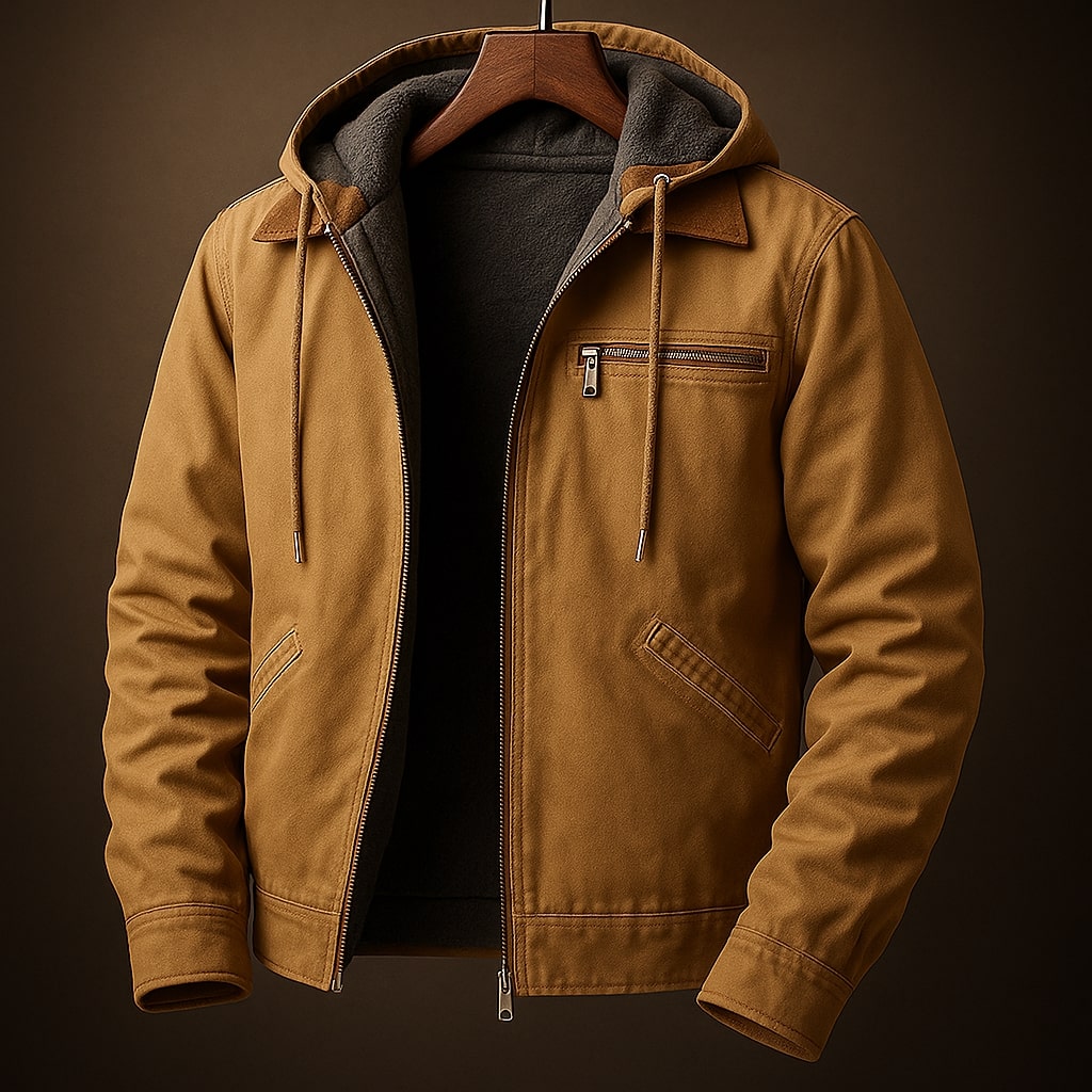 Luca Structured Hooded Jacket