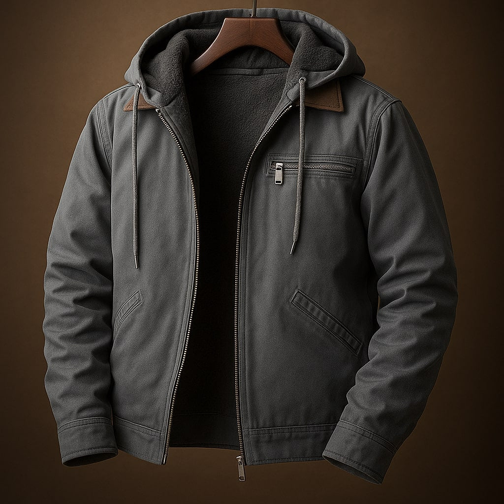 Luca Structured Hooded Jacket