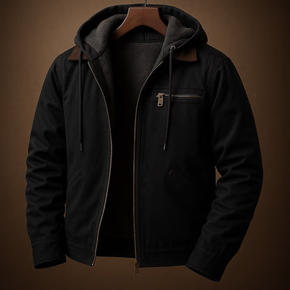 Luca Structured Hooded Jacket