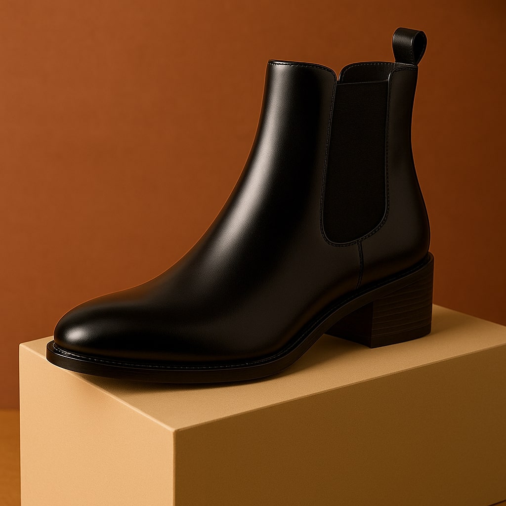 Leonardo Leather Chelsea Boot