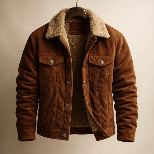 Alberto Corduroy Sherpa Jacket