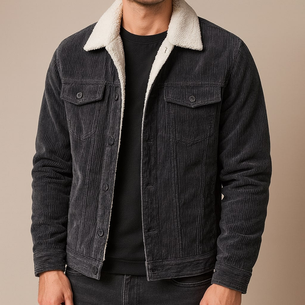 Alberto Corduroy Sherpa Jacket
