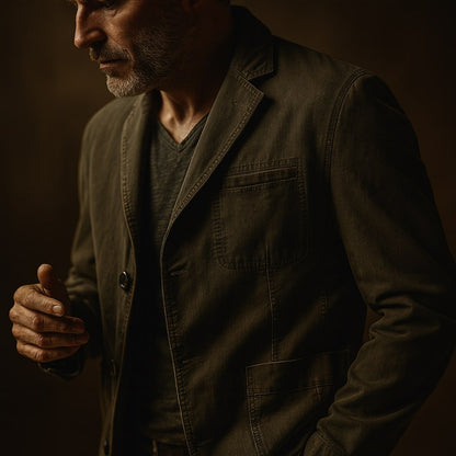 Federico Cotton Utility Blazer