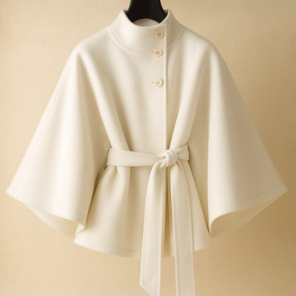 Marina Belted Cape Coat