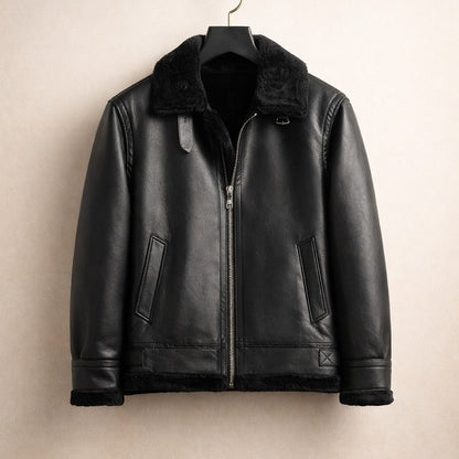 Riccardo Lined Aviator Jacket