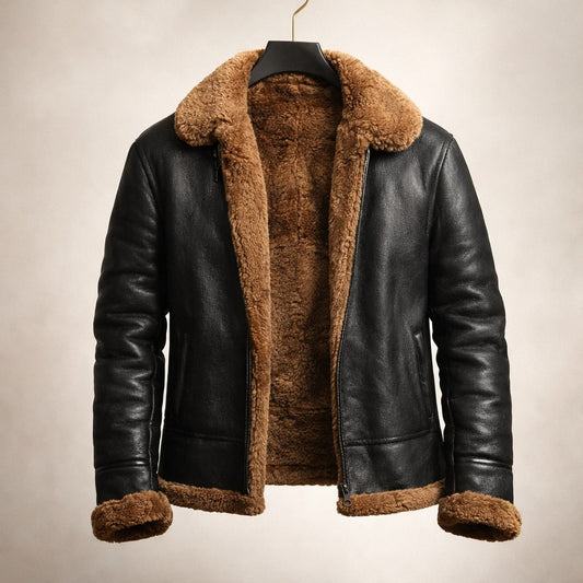 Giacomo Lined Aviator Jacket