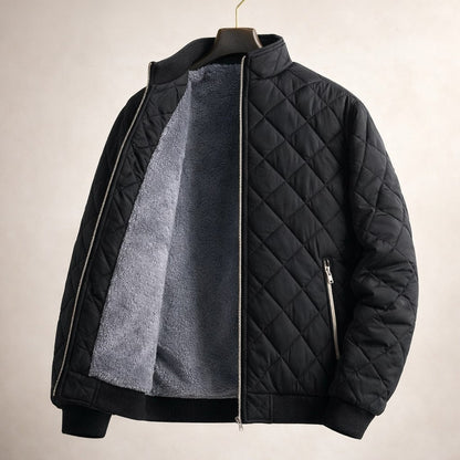 Stefano Quilted Fleece-Lined Jacket