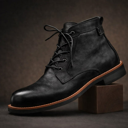 Matteo Leather Lace-Up Boot
