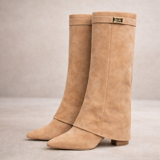 Valeria Suede Mid-Calf Boots