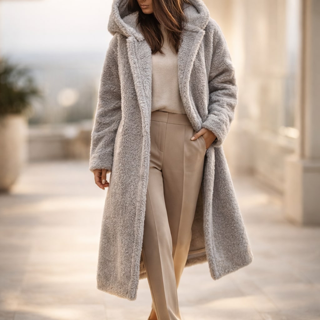 Valentina Hooded Long Coat