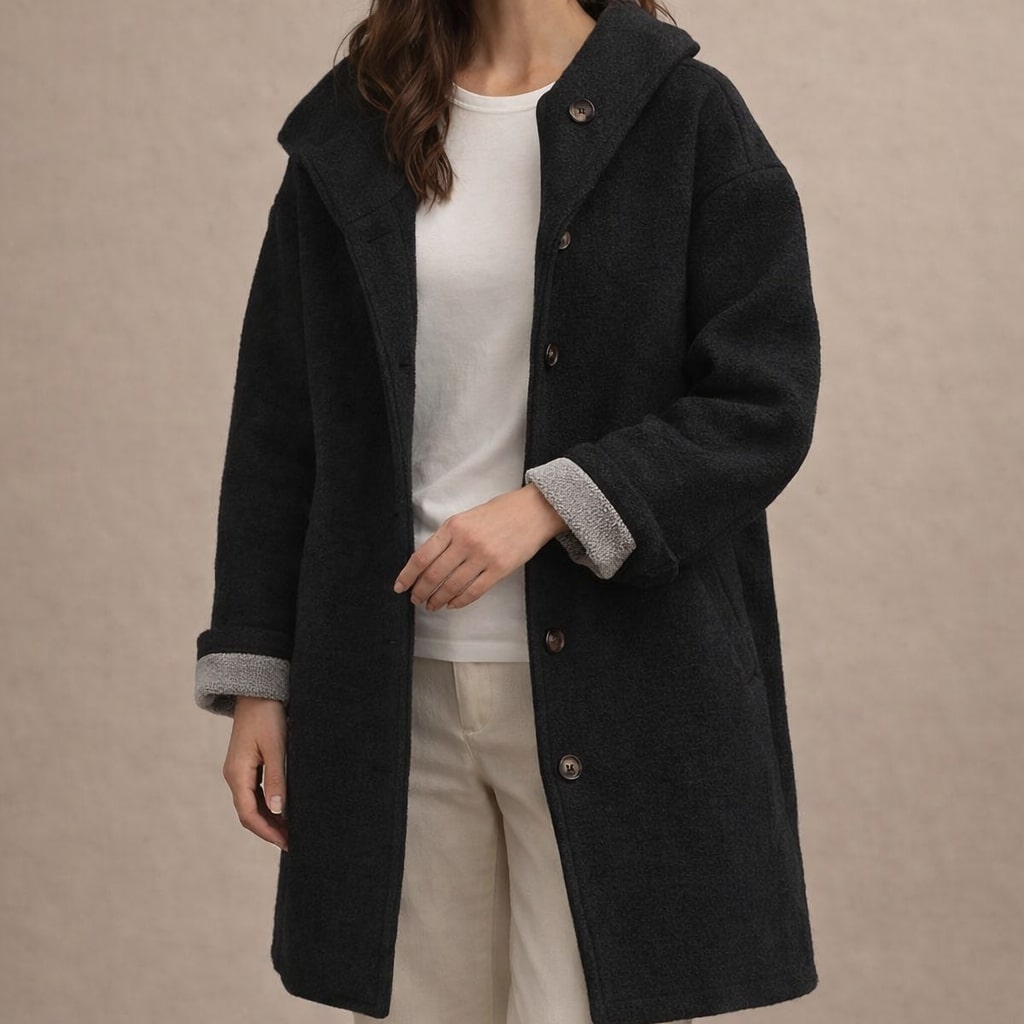 Rosalia Hooded Soft Coat