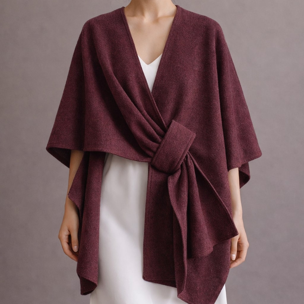 Lucia Wrap Poncho Top