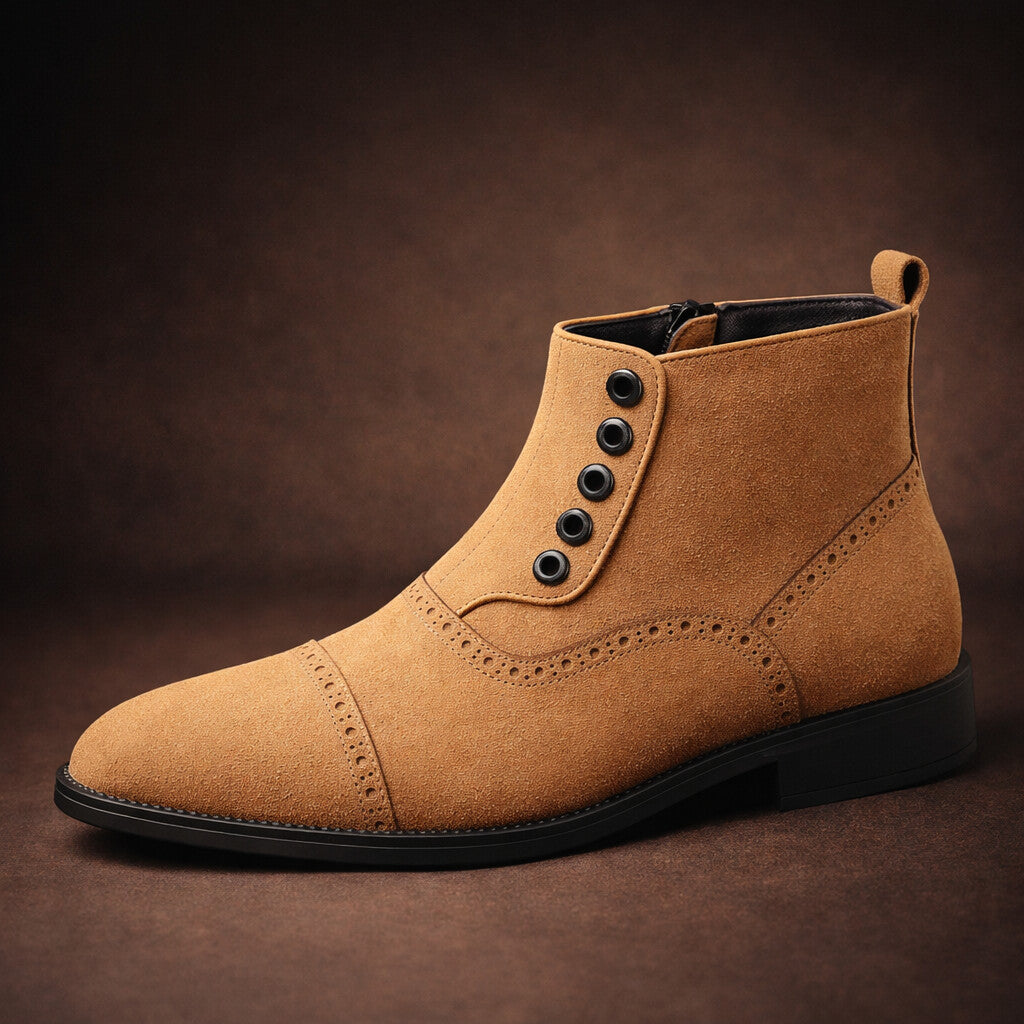 Riccardo Leather Lace Boots