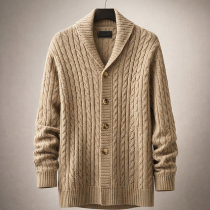 Giacomo Knit Shawl Collar Cardigan