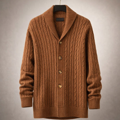 Giacomo Knit Shawl Collar Cardigan