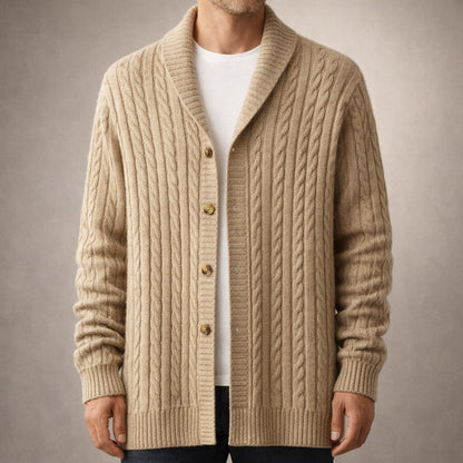 Giacomo Knit Shawl Collar Cardigan