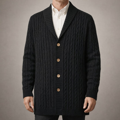 Giacomo Knit Shawl Collar Cardigan