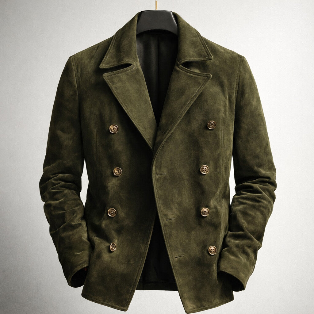 Vittorio Suede Peacoat