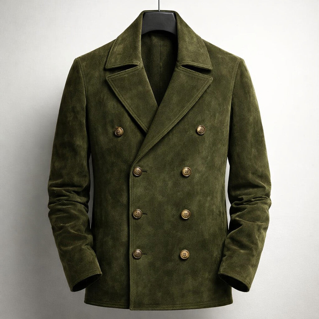 Vittorio Suede Peacoat