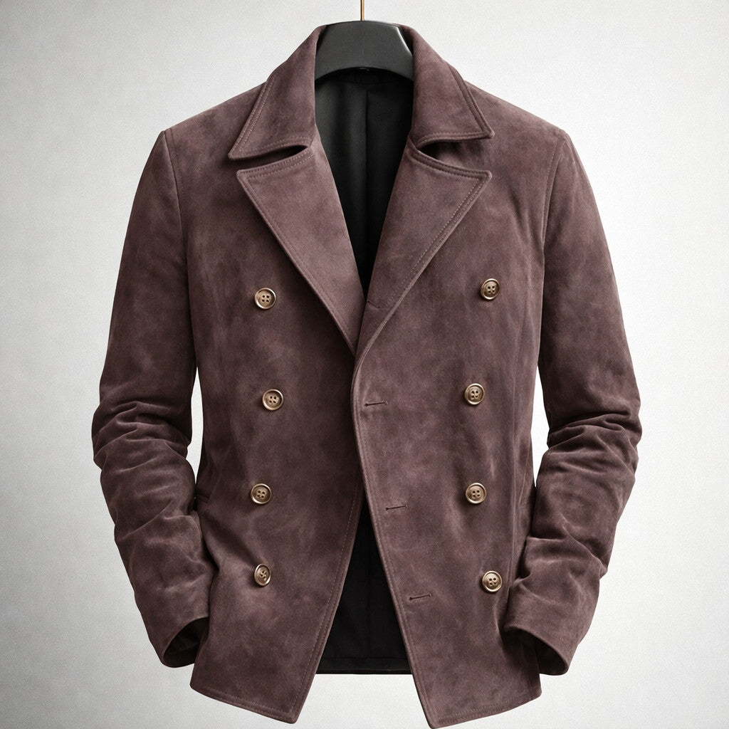 Vittorio Suede Peacoat