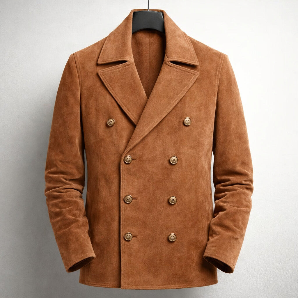 Vittorio Suede Peacoat